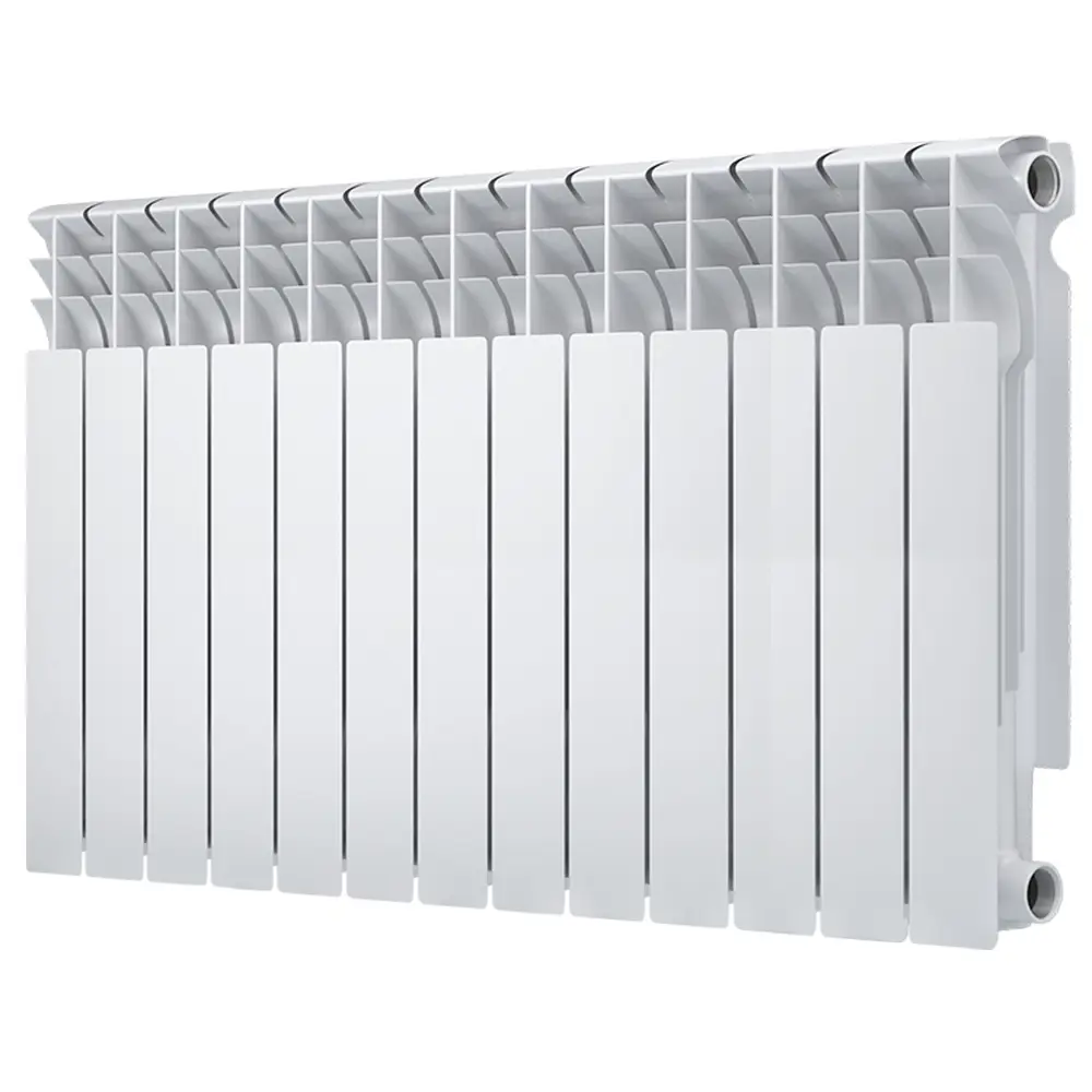 Радиатор секционный Monlan Bimetal 500/80 13 секций боковое подключение биметалл белый STLM-2072524 - Вид №1