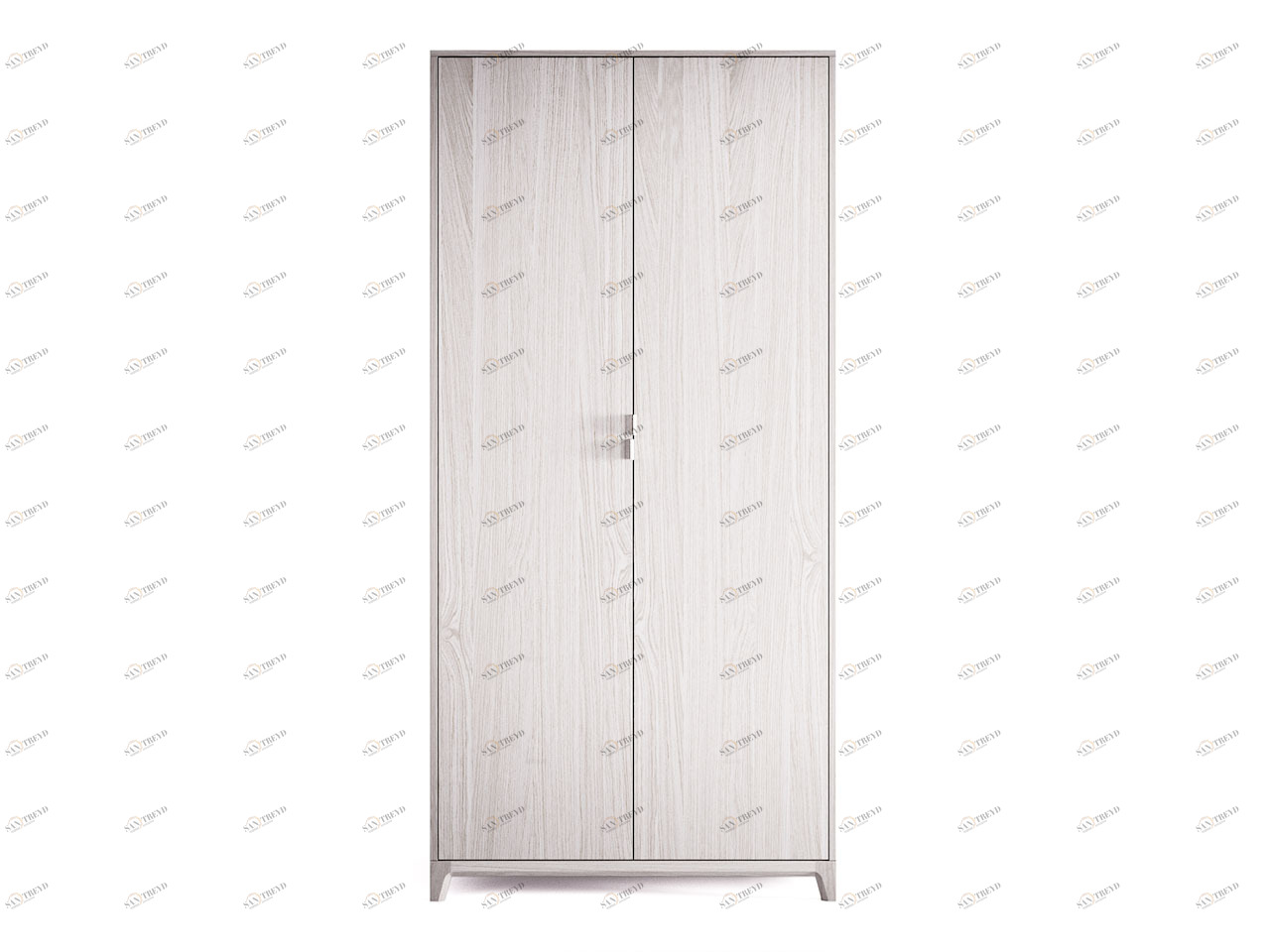 Шкаф распашной двухдверный светлый Case №3 THE IDEA  210414 Белый 