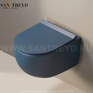 AP119G7016 Подвесной унитаз настенный Синий Ceramica Flaminia App Италия