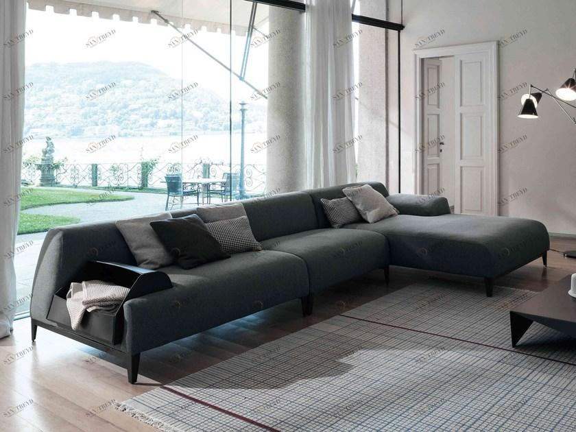 Bonaldo Модульный угловой диван с шезлонгом sun-id-1417845