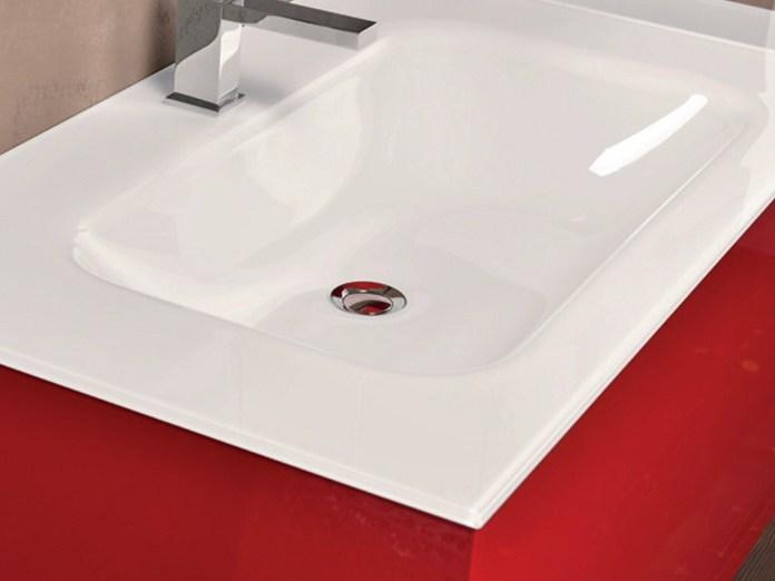 Mobiltesino Подвесная тумба под умывальник со шкафом, лакированная Velvet sun-id-1444009 - Вид №4