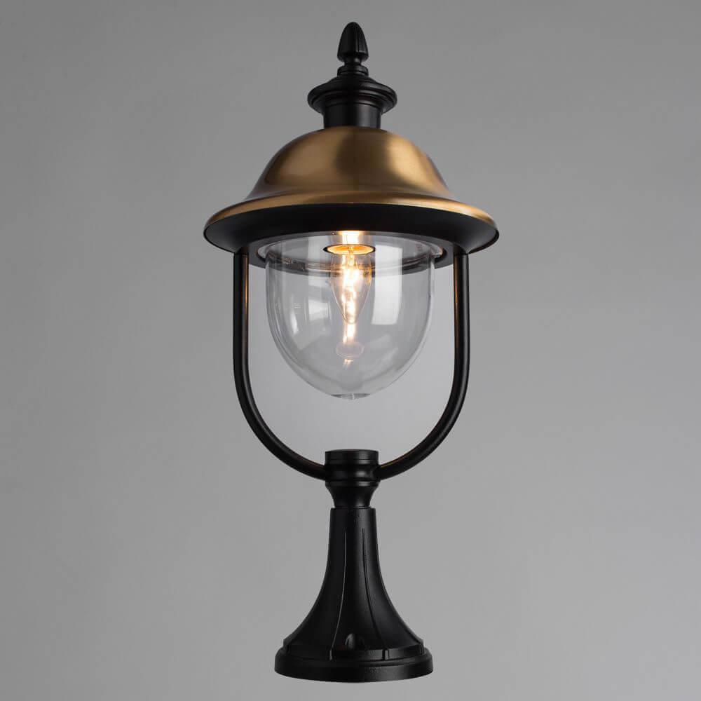 Уличный светильник золотистый Arte Lamp Barcelona A1484FN-1BK ARTE LAMP ФОНАРЬ 00-3898563 Золото  - Вид №2