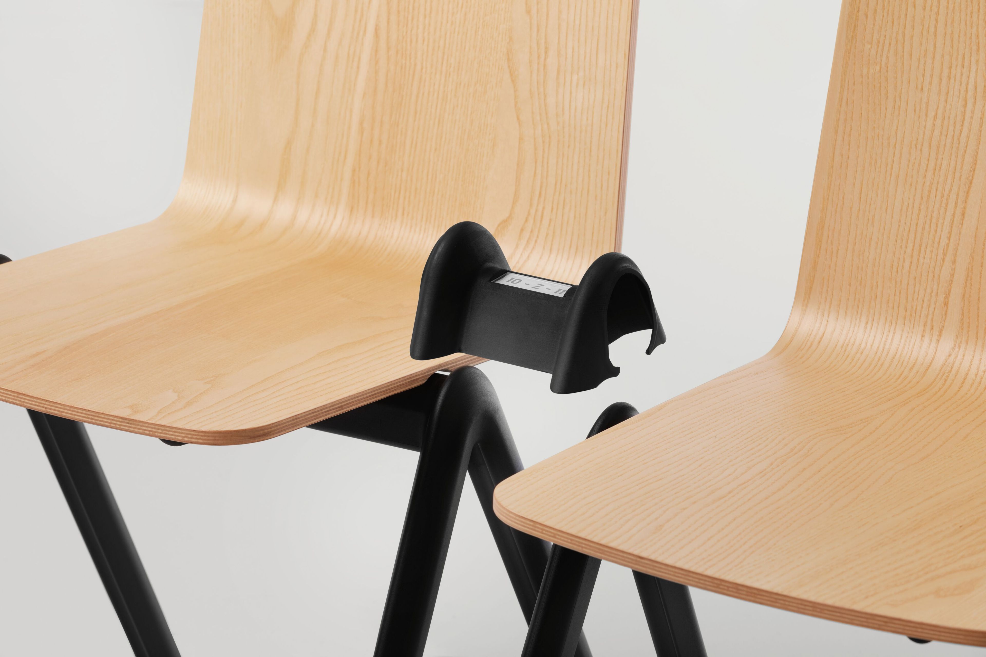 Штабелируемый стул из ткани Midj стек ARCH-00067146 - Вид №7