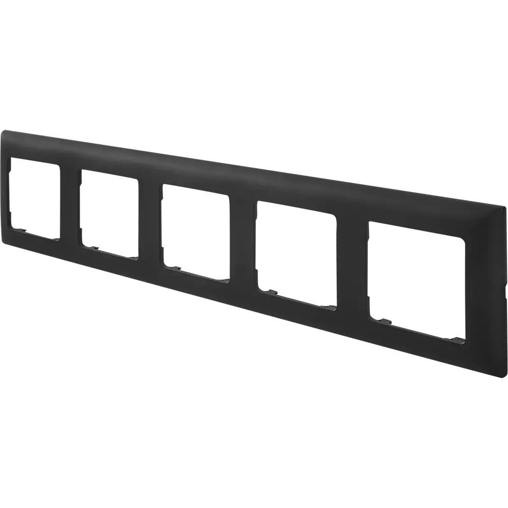 LEXMAN LILIAN: Универсальная рамка для розеток 5-постов, антрацит 86761653 STLM-0071365 - Вид №1