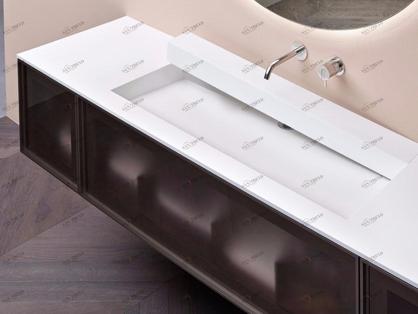 Накладная раковина на столешницу  овальная Antoniolupi SLOT sun-id-1448045