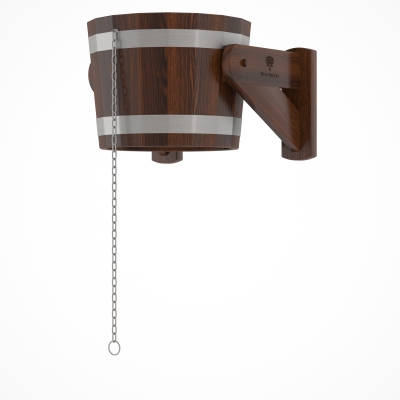 150 Обливное устройство из дуба 20 литров (дуб морёный) Alyarus 