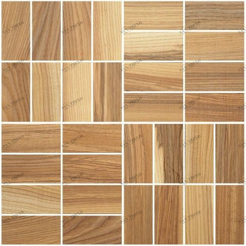 Мозаика и 3D панели из дерева Da Vinci Мозаика Comfort Emotion 053 Ясень Селект (Гладкая) 288х288 мм 1301100053