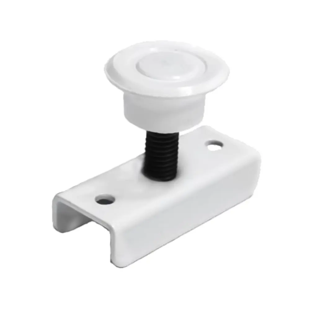 Ножка для мебели круглая M8 регулируемая 16 мм белая 2 шт ELEMENT STLM-2165179 - Вид №1