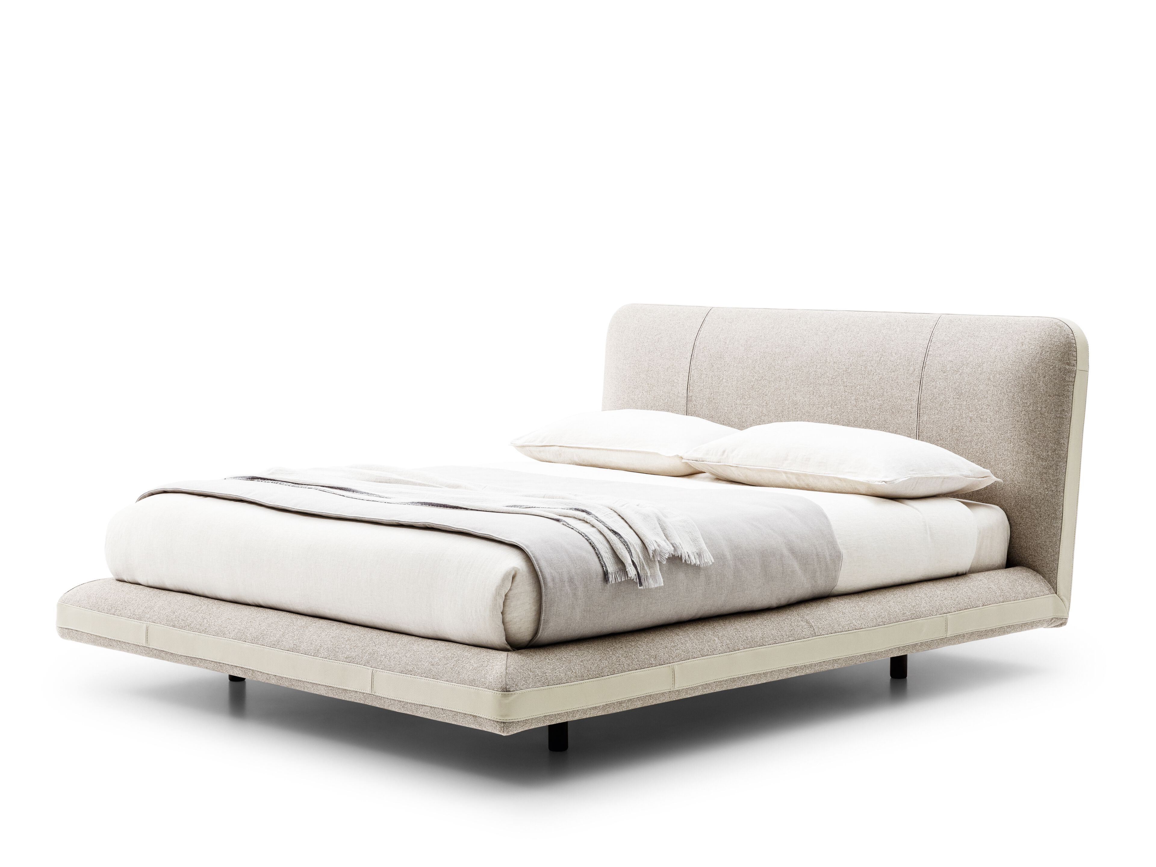 Двуспальная кровать из ткани с мягким изголовьем Ditre Italia Avalon ARCH-00010074