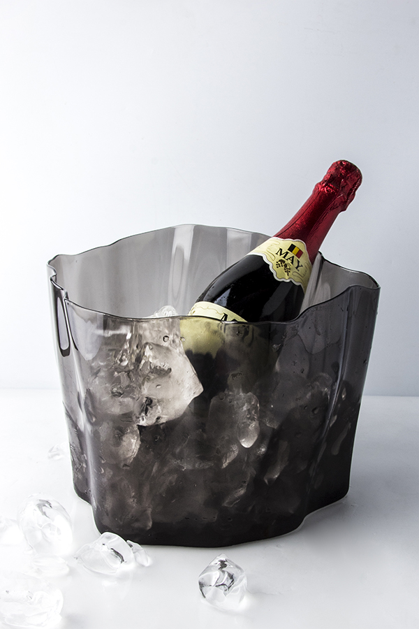 Органайзер черный прозрачный средний Flow QUALY  00-3872241 Прозрачный;черный  - Вид №1