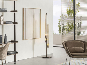 Торшер из стекла pyrex canneted