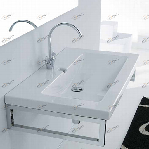 ML06040101 Подвесная раковина настенная овальная Disegno Ceramica  белая 