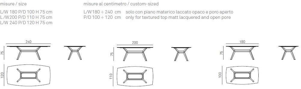 Gruppo Tomasella Прямоугольный стол sun-id-1481085 - Вид №1