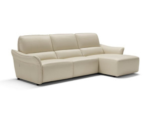 Кожаный модульный диван