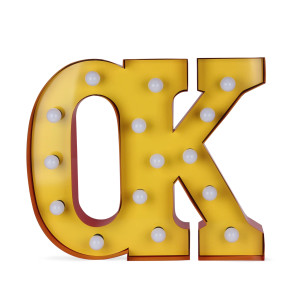 Напольная лампа / металлическая световая вывеска