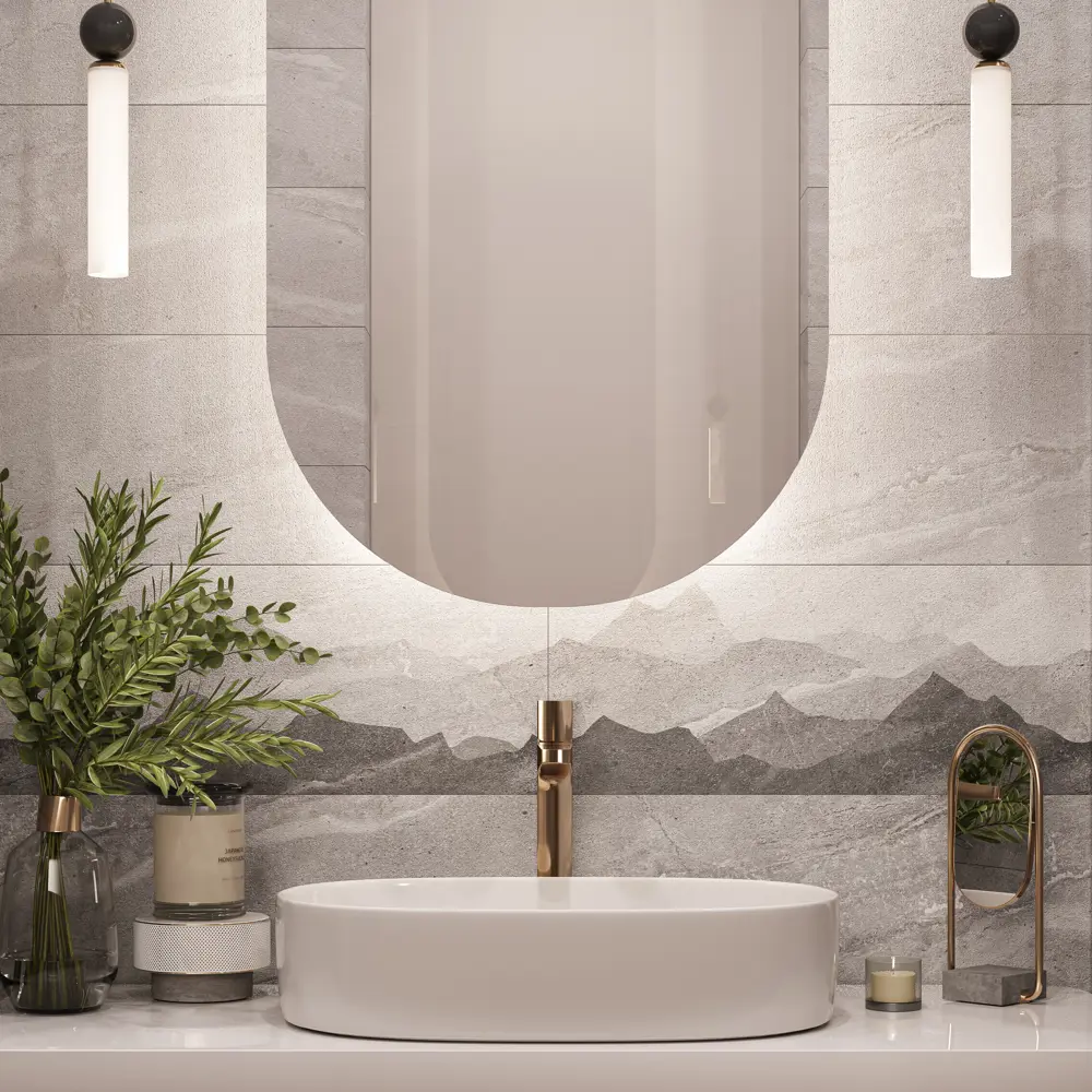 Настенная плитка Gracia Ceramica Fog с эффектом горного тумана 25х60 см 89231599 STLM-0948404