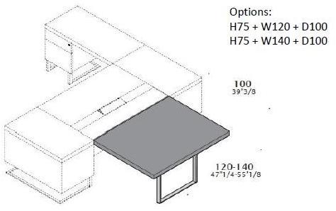 ESTEL GROUP Рабочий стол из дерева и кожи Deck sun-id-1481881 - Вид №11