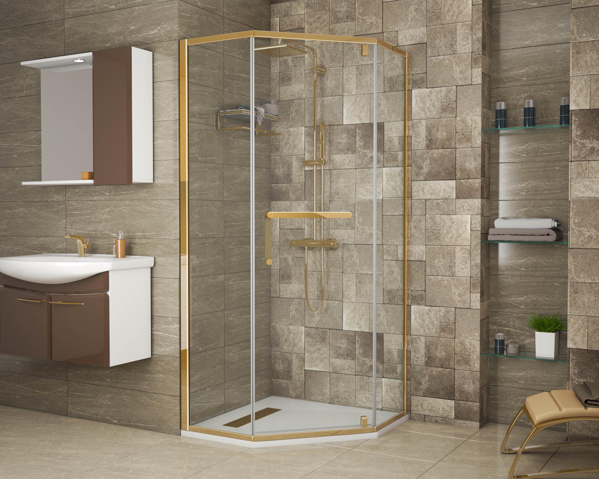 Душевое ограждение GROSSMAN PR-90GD (90x90x200)  - Вид №1