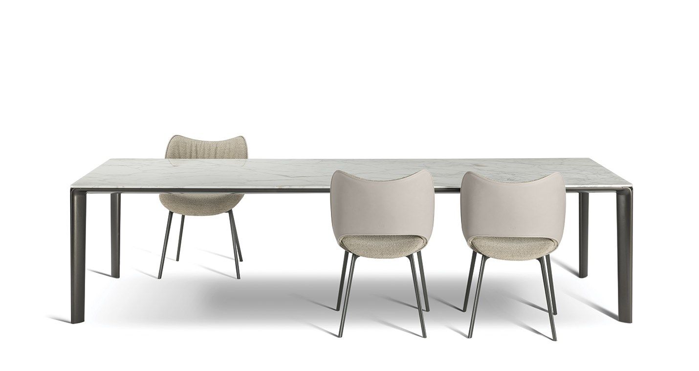 Прямоугольный мраморный стол Poltrona Frau коллекция-столы и стулья ARCH-00045830 - Вид №1
