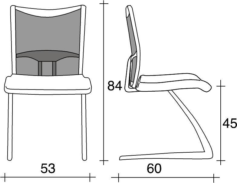 TALIN Кресло консольное с сеткой для залов ожидания Avianet sun-id-1441564 - Вид №1