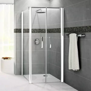 Боковая панель 75 см GIADA F2B Novellini GIADA с белым профилем