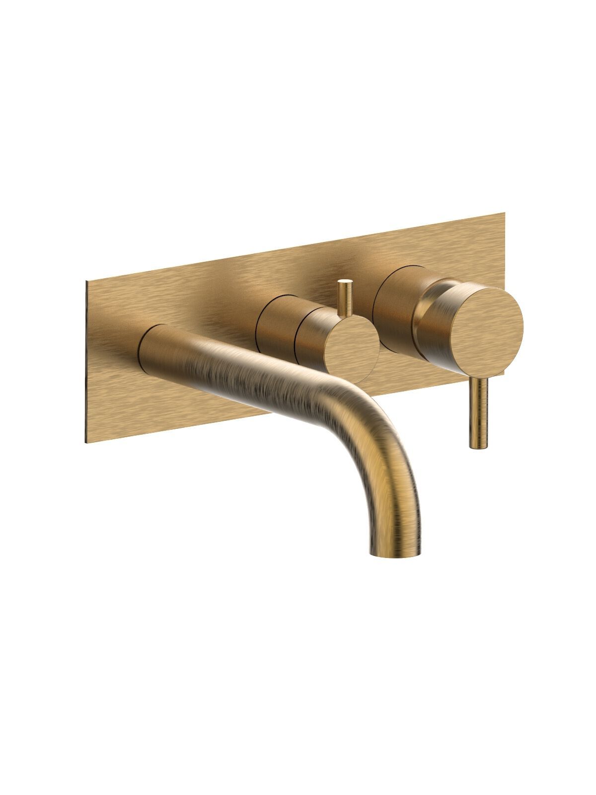 Однорычажный настенный смеситель для ванны с плитой Rubinetterie Frattini отдельная эстетика ARCH-00089970 - Вид №30