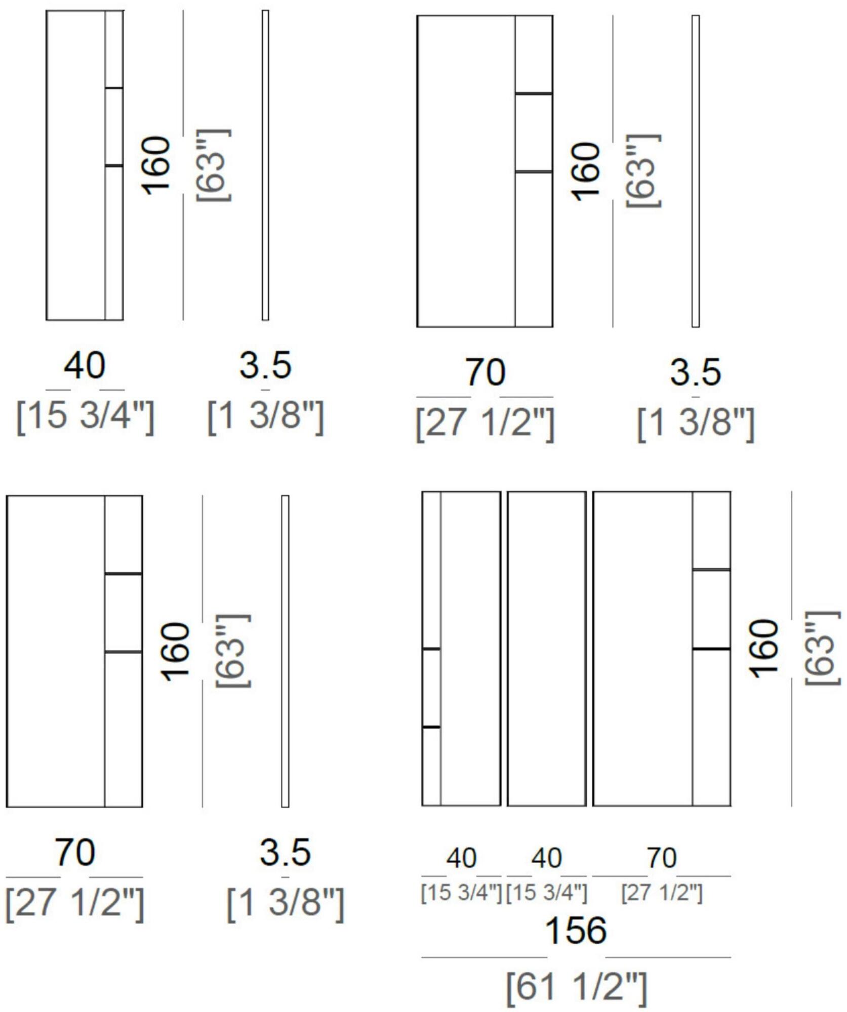 Arketipo Прямоугольное настенное зеркало sun-id-1358953 - Вид №1