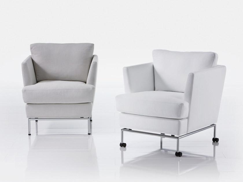 brühl Кресло из ткани с подлокотниками на колесиках Carousel sun-id-1465710 - Вид №3