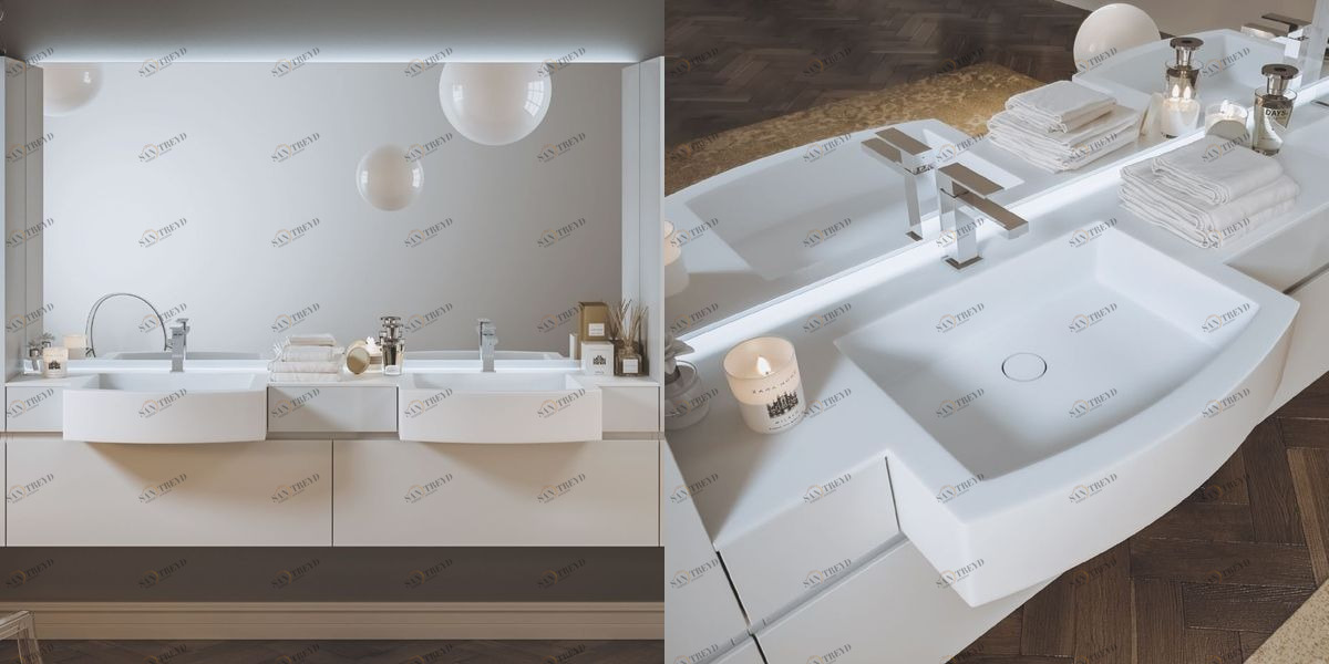 RDED091800 Встроенная раковина под столешницу овальная MOMA Design REGULAR