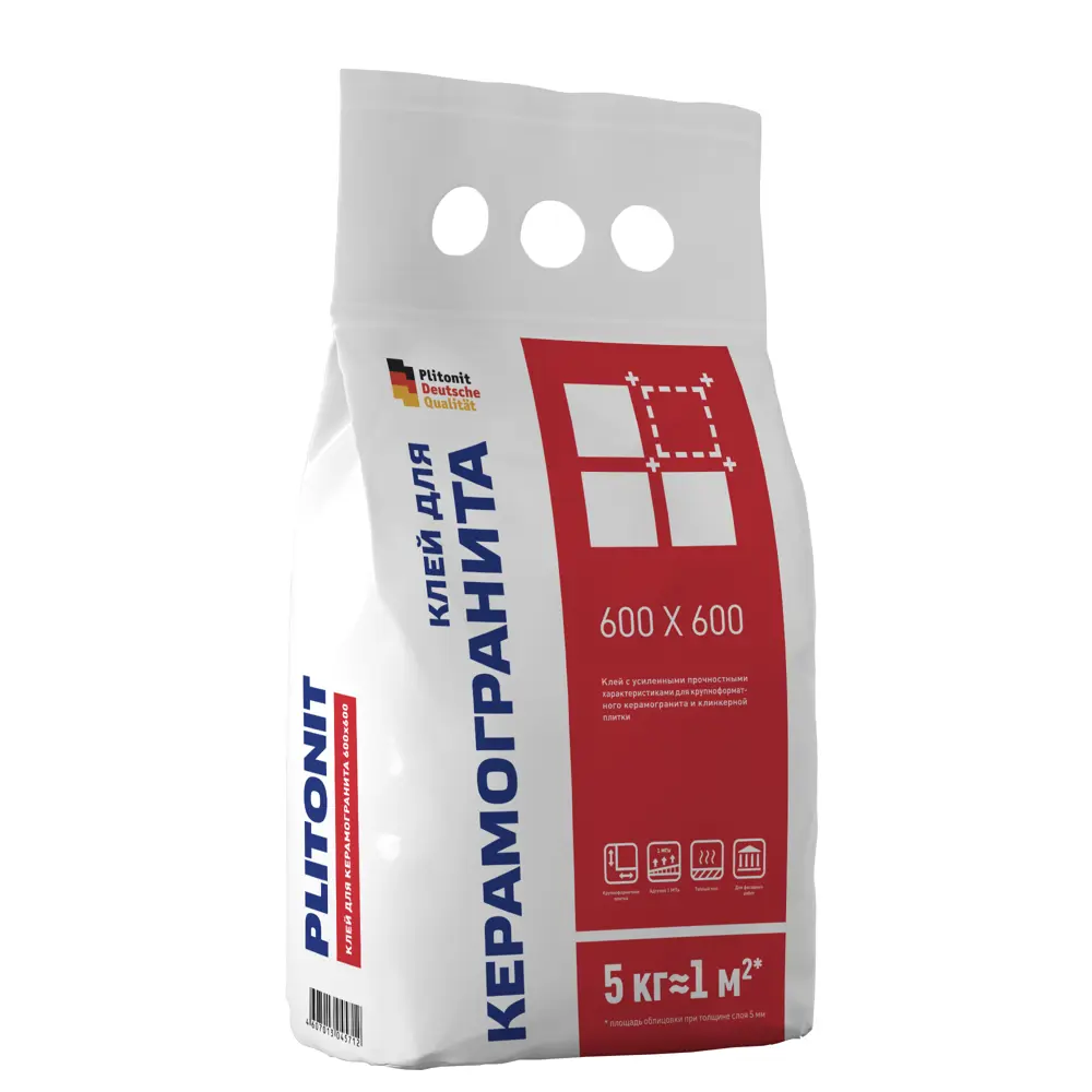 Клей для керамогранита Plitonit 5 кг Без серии STLM-2075533