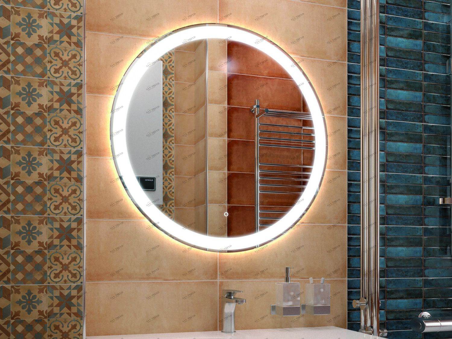 Зеркало с подсветкой ART&MAX Bolzano AM-Boz-780-DS-F 