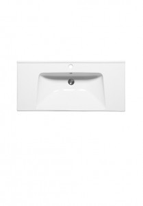 1273173 Накладная раковина на столешницу  прямоугольная Hafa