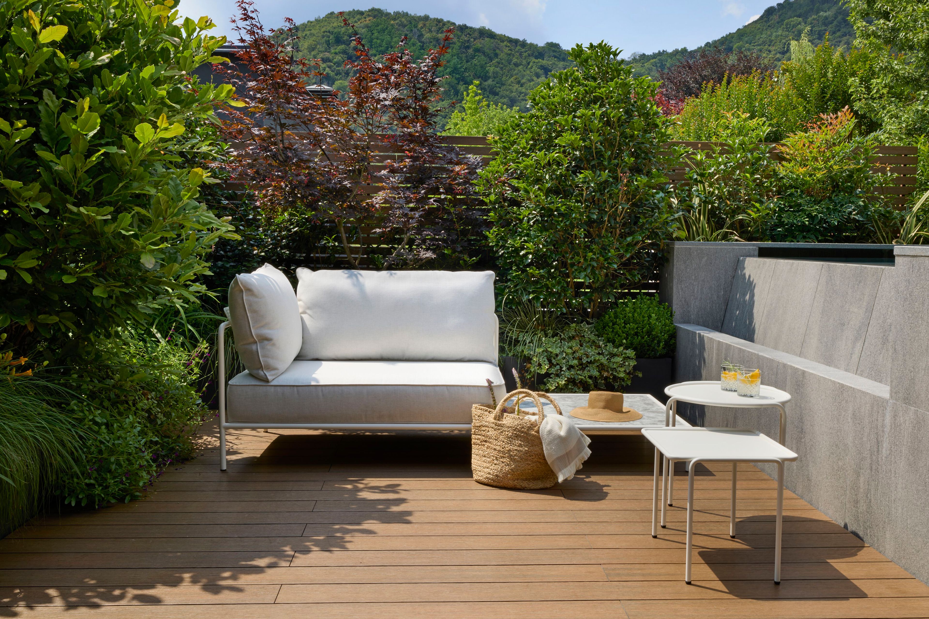 Стальной и тканый угловой садовый стул S-CAB лоскут ARCH-00022261 - Вид №10