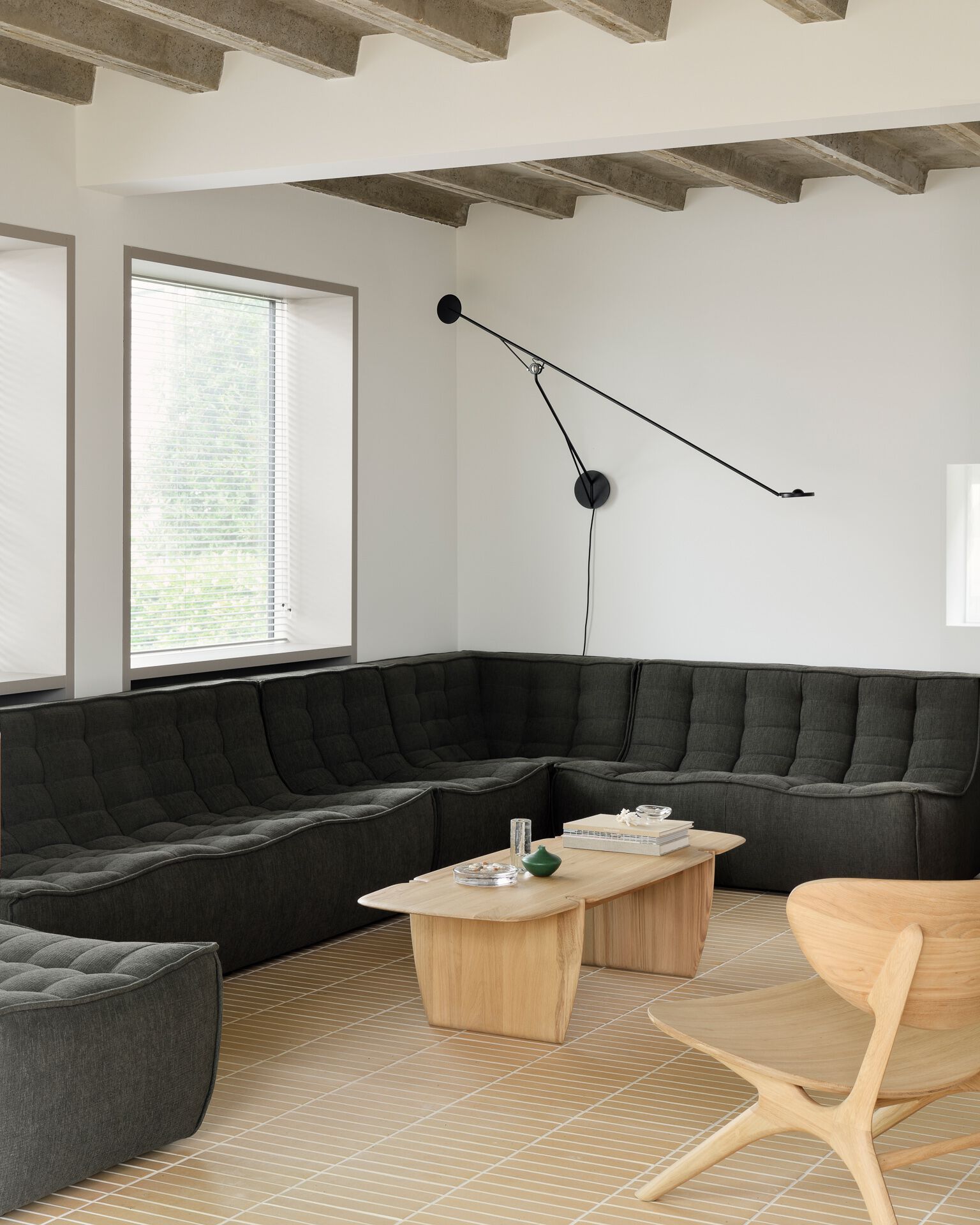 Кресло из переработанного материала Ethnicraft N701 ARCH-00144377 - Вид №12