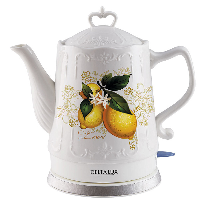 9050529 Электрочайник Delta Lux DE-1010 белый STDN-0088703