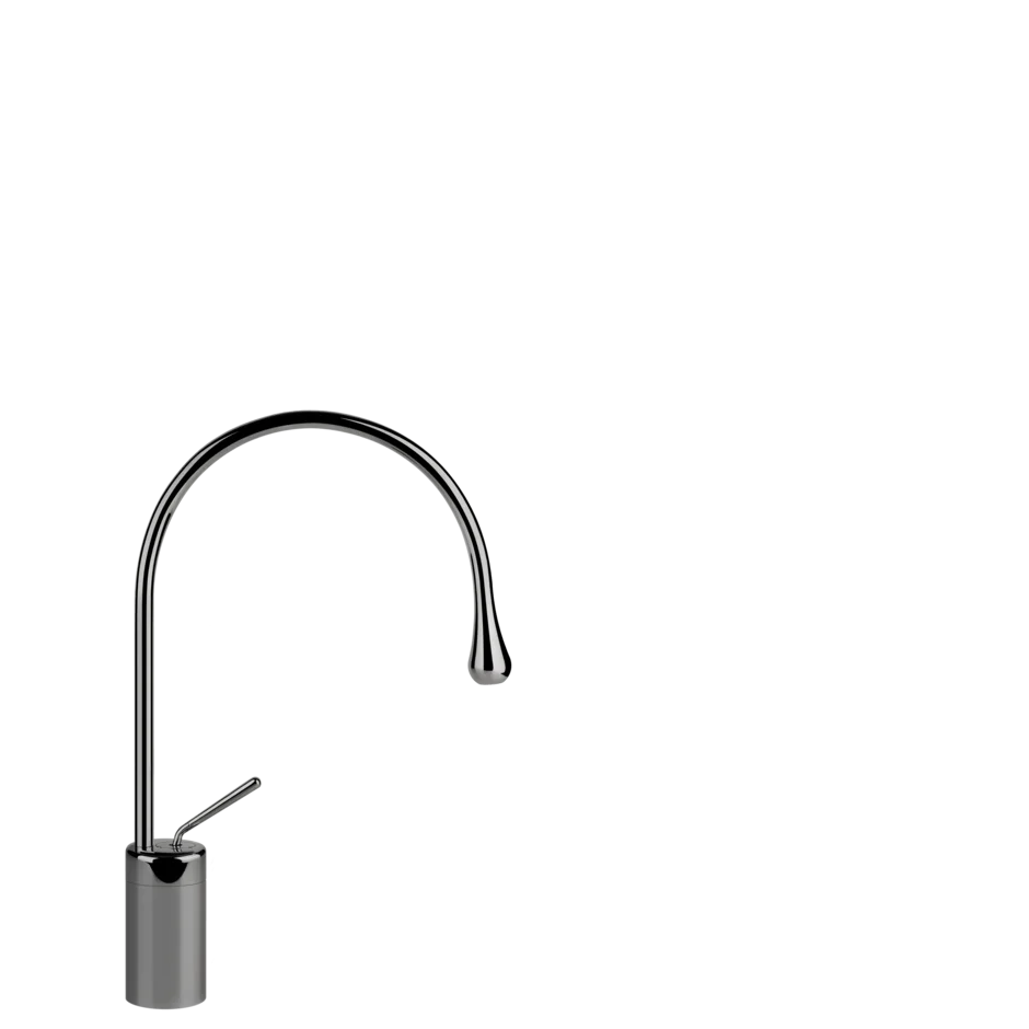Смеситель для умывальника 33605 124 Gessi Goccia ЧЕРНЫЙ МЕТАЛЛ GHRC 33605124