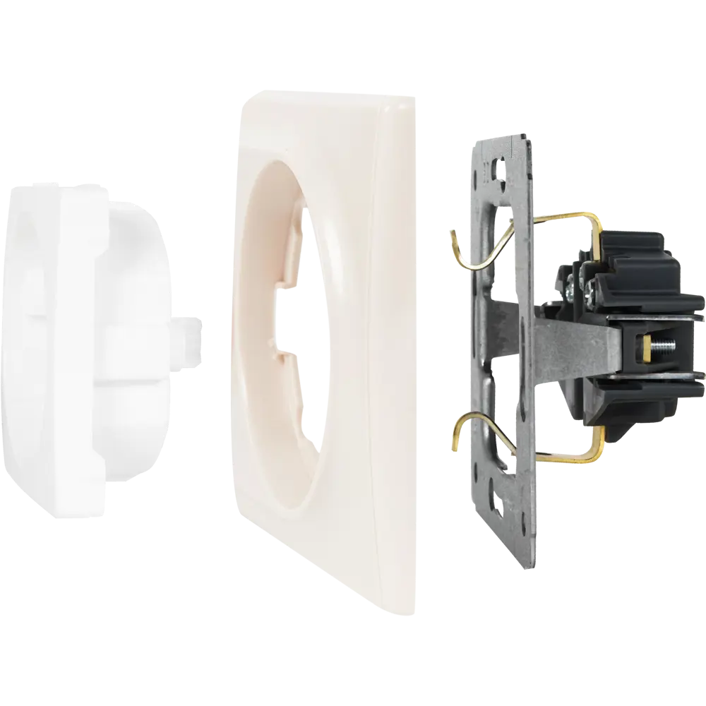 ONEKEYELECTRO Florence - рамка на 4 поста бежевая для розеток и выключателей 82127002 STLM-0019887 - Вид №4