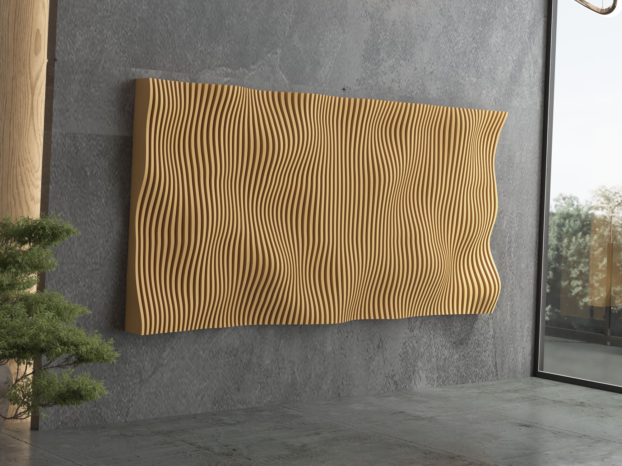 Параметрическая стеновая панель MYWOODREAM AVESNY ARCH-00018645