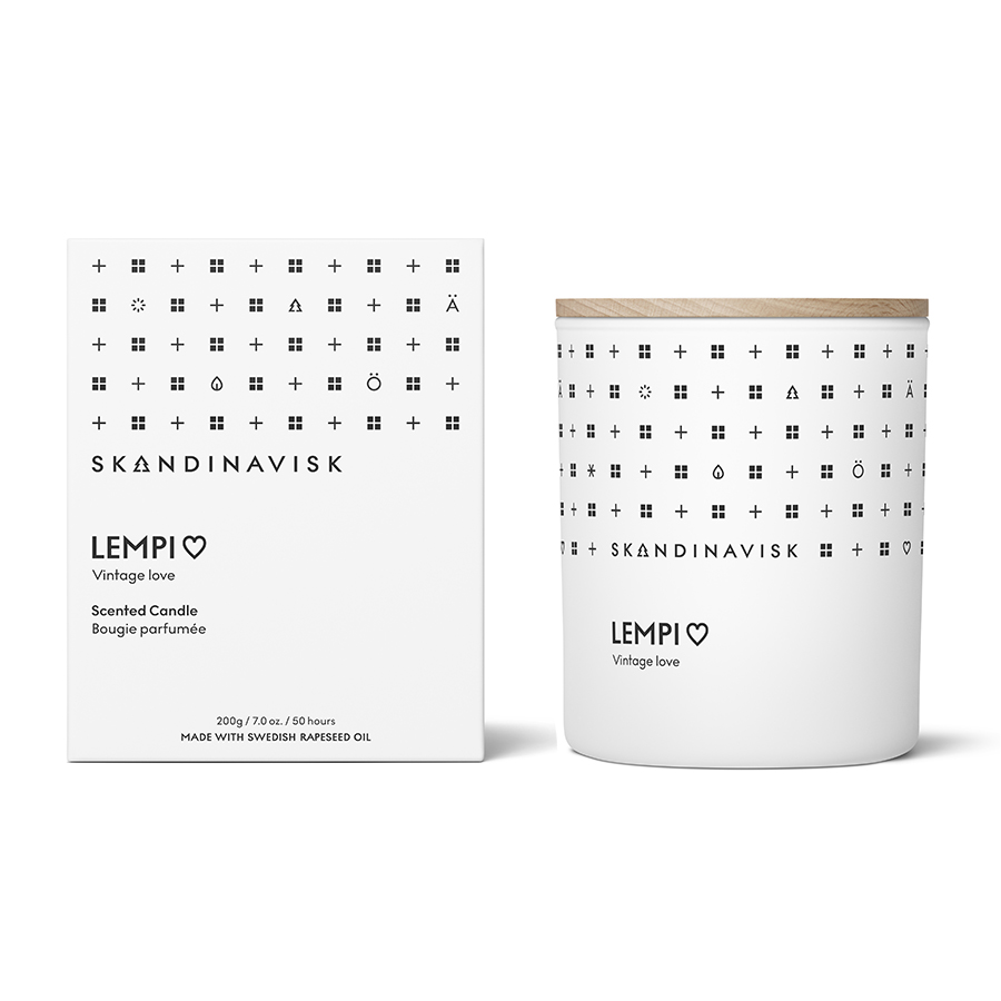 SK20105 Свеча ароматическая lempi с крышкой, 200 г (новая) S K A N D I N A V I S K 