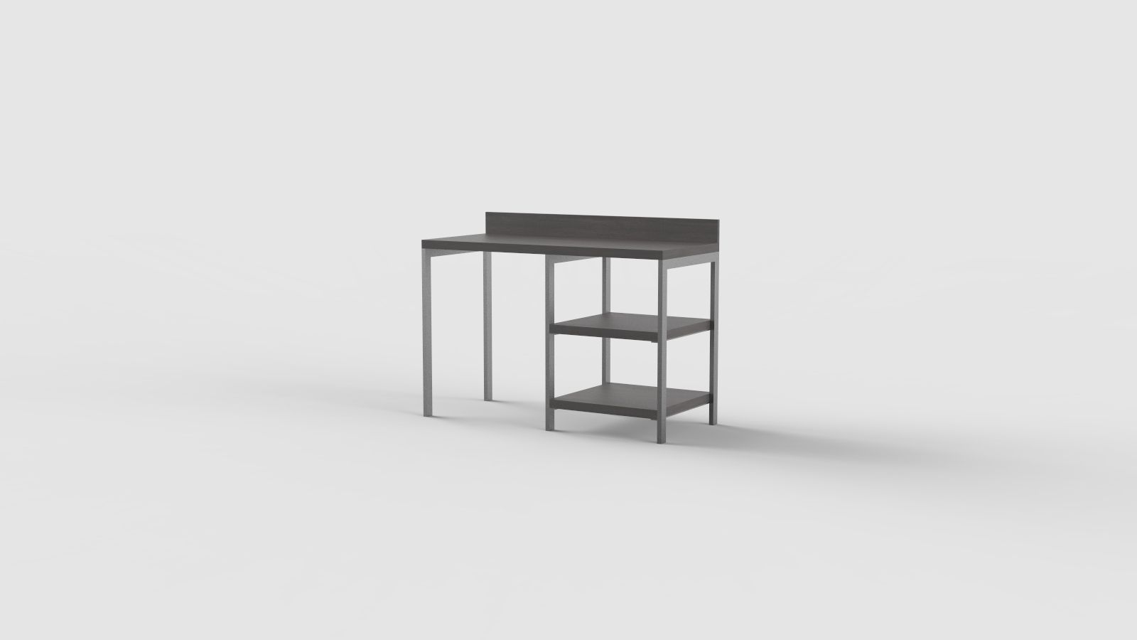 Прямоугольный стол с полками для контракта Mobilspazio ARCH-00076414 - Вид №13