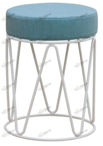 iSimar Низкий садовый табурет из оцинкованной стали Lagarto 9161