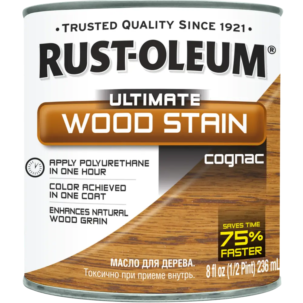 Масло тонирующее Ultimate цвет коньяк 0.236 л 82482943 STLM-2023603 RUST-OLEUM  - Вид №1