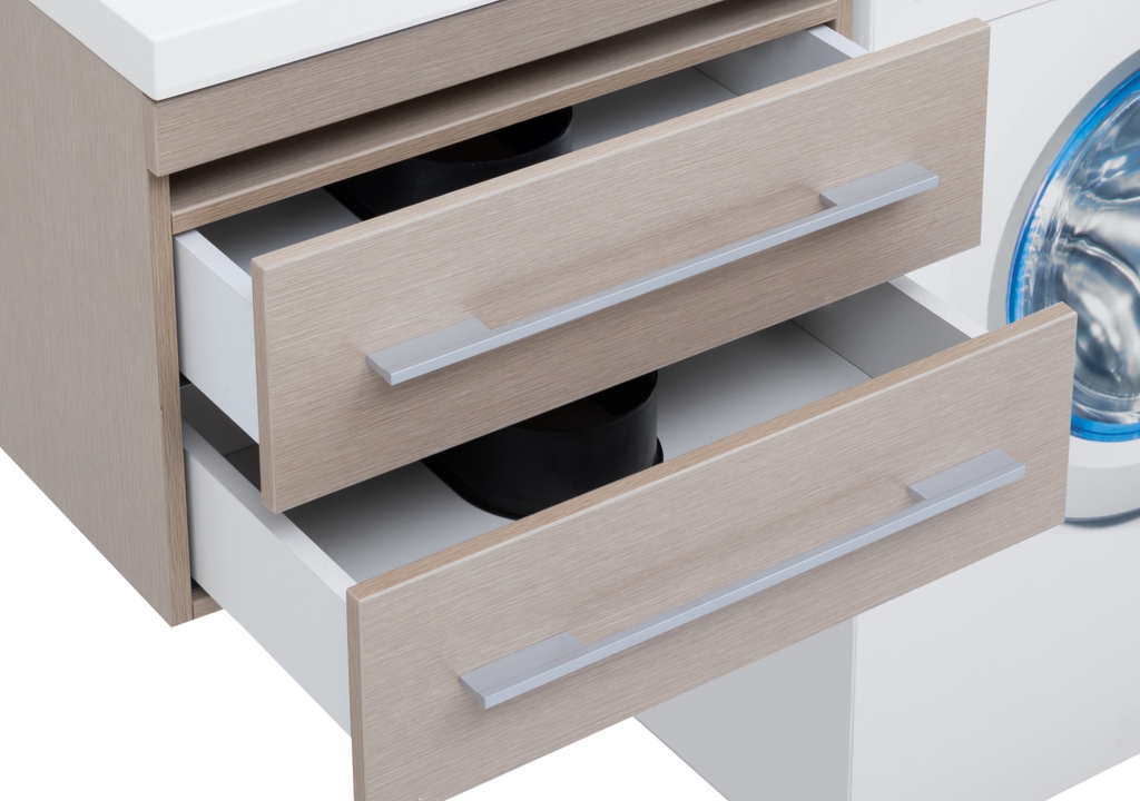 Тумба с раковиной Aquanet Нота 120 L светлый дуб 0017148500239565 - Вид №14