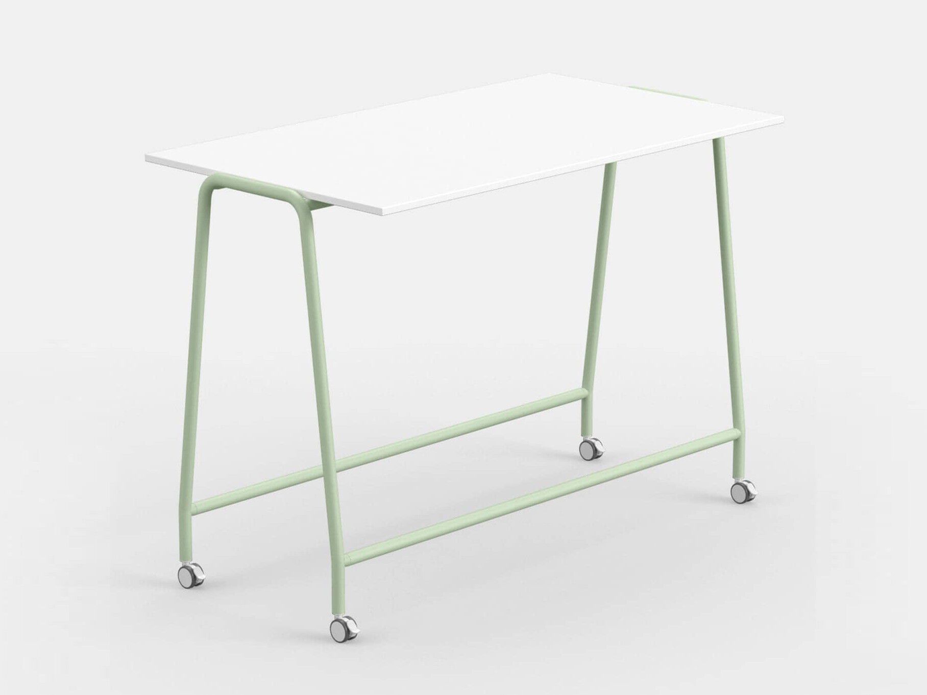 Высокий деревянный стол для совещаний с колесами IBEBI Boss ARCH-00023742