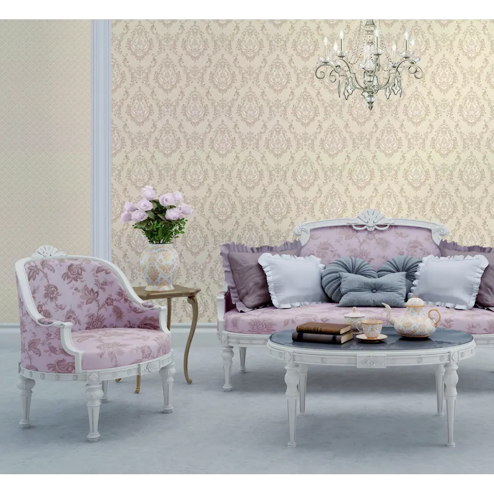 АРТЕКС Дарина - флизелиновые обои бежевые для стильного интерьера 86149914 STLM-0066518 - Вид №2