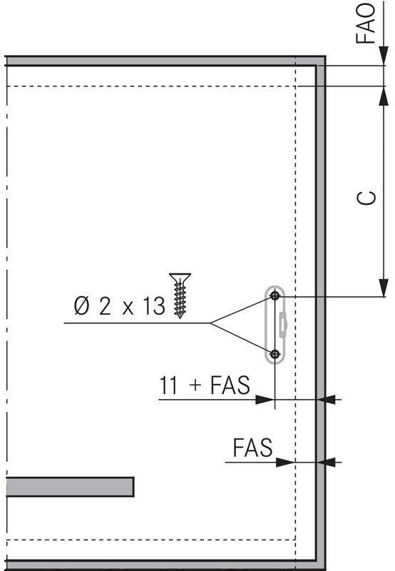 Würth Система открывания дверей Asta a snodo per anta ribalta F151145220/1 - Вид №4