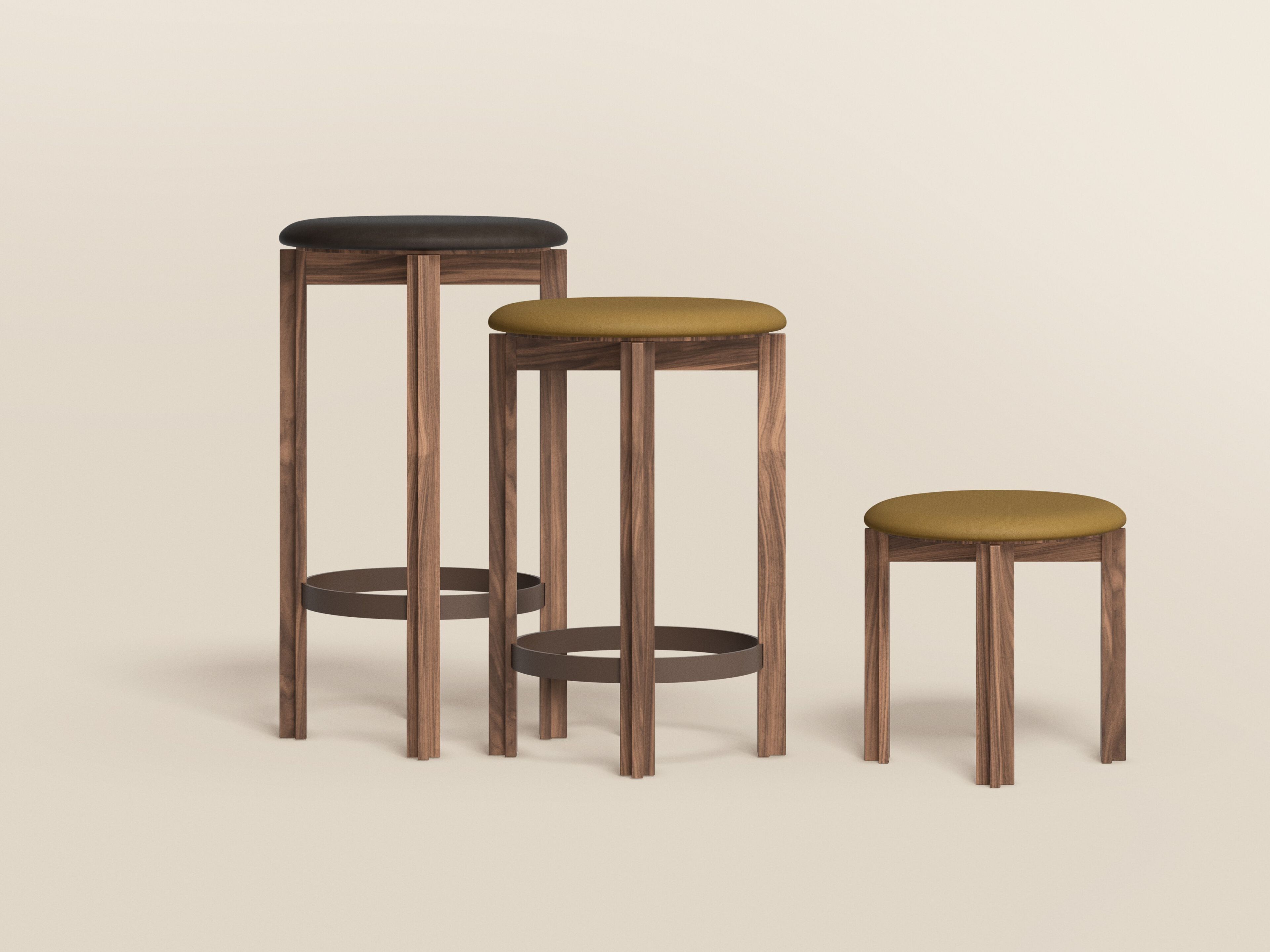 Дубовый табурет Karakter Principal ARCH-00068058 - Вид №2