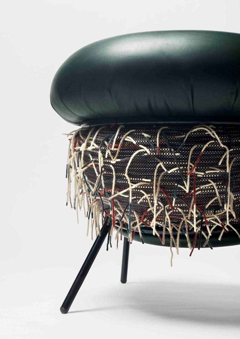 BD Barcelona Design Мягкое кресло в современном стиле с подлокотниками Grasso sun-id-1366465 - Вид №3