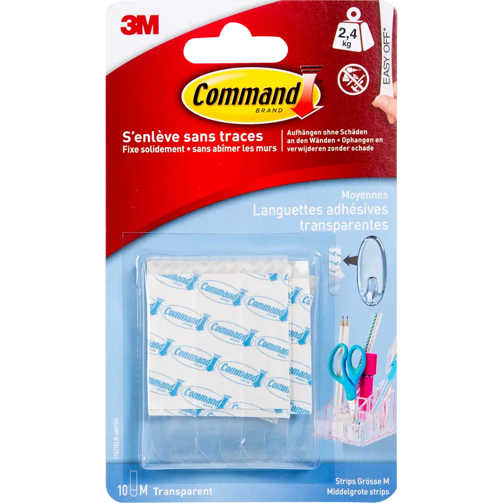 Полоски прозрачные Command средние 10 шт STLM-2112538 - Вид №3