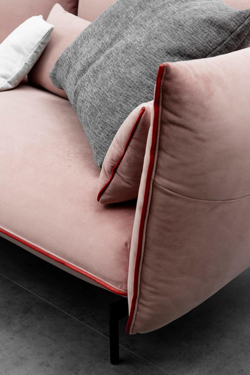 Liu Jo Living Collection Модульный тканевый диван с шезлонгом Urban fan Ice - Вид №2